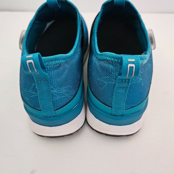 Shimano W-IC3 WSH-IC300 Indoor Cycling Shoes Size 7 Teal 4-bolt cleat compatible - Picture 3 of 10